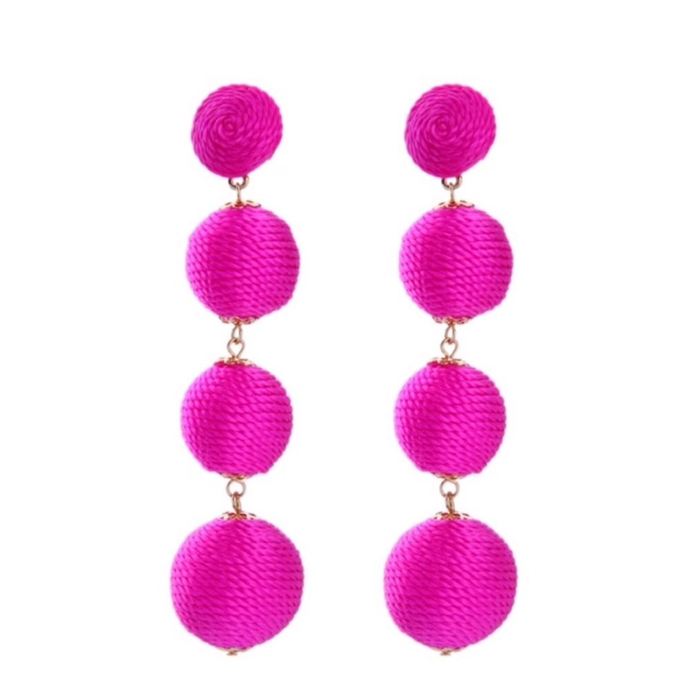 Ball Drop Statement Earrings